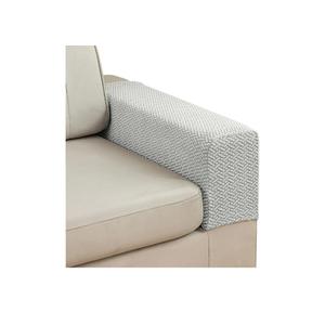 Couch Sofa Arm Chair Covers Set of 2 Polyester Stretch Arm Rest Covers for Sofa Recliner Chair Arm Covers Protectors with Twist Pins (Light Gray, M)