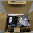 Panasonic Cordless Phone with Answering Machine, Advanced Call Block, Bilingual Caller ID and High-Contrast Display, Expandable System with 2 Handset Cordless Telephones - KX-TGD832M (Metallic Black)