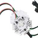 WS2811 high Power 3W/9W led Pixel Module DC12-24V Input RGB addressable Full Color high Power ModuleLED Pixel Point Light Source (3W-RGB, 5)