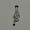 Bontempi 32 3831 4 Notes Silver Trumpet, 37 cm, Multi-Color, 38 cm