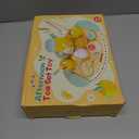 Tea Sets for Toddlers 3-5 Girl Birthday Gift 3 Year Old Princess Party Wooden Play Food Toy Sets for Kids Kitchen Accessories Age 3 4 5 6 Wood Educational Toys