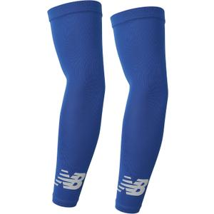 New Balance Unisex Outdoor Sports Compression Arm Sleeves, Arm Warmer, Team Royal, Large/X-Large (1 Pair)