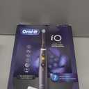 Oral-B Rechargeable Electric Toothbrush, iO9 Genius, 7 Cleaning Modes, Interactive Display, Charging Travel Case, Visible Pressure Sensor, 4 Brush Heads, Black