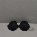 JOATEAY Adhesive Bra Backless Strapless Sticky Push Up Reusable Invisible Lift Padded Non-Slip (Black) B