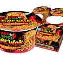 Nissin Hot & Spicy Fire Wok, Volcanic Mongolian Beef, 4.37 Ounce (Pack of 6, Best By 08 01 2026 