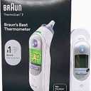 Braun ThermoScan 7 Digital Ear Thermometer for Adults, Babies & Infants, Age-Adjusted Fever Guidance, No. 1 Brand Recommended by Pediatricians
