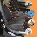 2 Packs Front Seat Car Cover, Waterproof Dog Car Seat Cover, Non-slip & Scratch-Proof, Pet Car Seat Protector with Side Flaps and Storage Pocket, Car Seat Cover for Most Cars, Trucks and SUVs