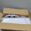 TODAYGO Wall Floor Mop Kit: Long Handle Scrubber with Wringer Washable Microfiber for Kitchen Bathroom & Hardwood - Womens All-Purpose Cleaning Tools (Gray)