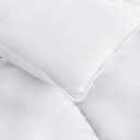 Amazon Basics White Down Alternative Comforter and Duvet Insert with Corner Tabs, Machine Washable, Twin, Warm