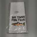 Hafhue Not Today Fish Fillet Kitchen Towels, Funny Fishing Theme Gifts for Angler Fishermen Dad Grandpa Seafood Lover, Seafood Chef Gifts for Home Cook Foodies, Birthday Present for Fish Food Lover