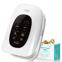 ALLJOY Hand Massager with Heat and Compression, Knuckle Stretching and Hand Massage, 6 Modes 6 Intensities 3 Heat for Arthritis and Carpal Tunnel Relief, Mothers Day Gifts for Women Men(White)