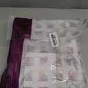 jinchan Floral Curtains 84 Inches Long Charcoal Grey Flower Linen Farmhouse Curtain for Living Room French Country Vintage Curtain Rod Pocket Curtains Set 2 Panels Gray Floral Printed