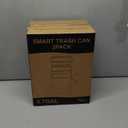 Pack 2.7 Gal Bathroom Trash Can with Lid, Automatic Trash Can Small Smart Garbage Can Touchless, Slim Motion Sensor Waterproof Plastic Trash Bins for Bedroom Office Kitchen Toilet