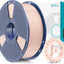 SUNLU PLA+2.0 3D Printer Filament, Upgrade PLA+ Filament 1.75mm, Tougher and Stronger, Neatly Wound Filament, Dimensional Accuracy +/-0.02mm, 1KG Spool(2.2lbs), Beige