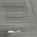 Ledido 10 Acrylic Letter Charcuterie Board Box, Reusable Fillable Serving Tray for Candy Cake Fruit Snack, Easy-Clean Acrylic Charcuterie Tray for Birthday Anniversary Party Decorations, Letter E