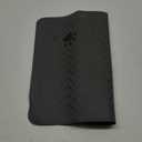 MontVoo Absorbent Pet Feeding Mat - Quick Dry No Stains Mat for Food and Water Bowl - Rubber Backing Dispenser Mat - Dog Accessories Supplies for Messy Drinkers, Dark Grey