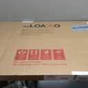 LOAAO Black Metal Framed Bathroom Mirror for Wall, 24X36 Inch Rounded Rectangle Mirror, Matte Black Bathroom Vanity Mirror Farmhouse, Anti-Rust, Hangs Horizontally or Vertically