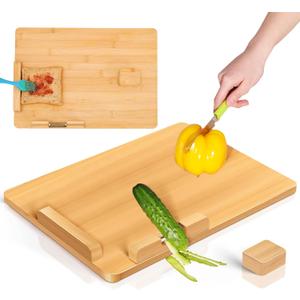 Adaptive One-Handed Cutting Board - Easy to Use, Lightweight, Multi-Functional Kitchen Paring Board for Disabled, Stroke Survivors and Amputees