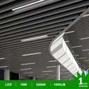 LightingWill 4 Pack LED Shop Light 2FT, Daylight White 6000~6500K, 10W, Linkable T5 Integrated Fixture, Utility LED Ceiling Light and Under Cabinet Light, Corded Electric with Built-in ON/Off Switch