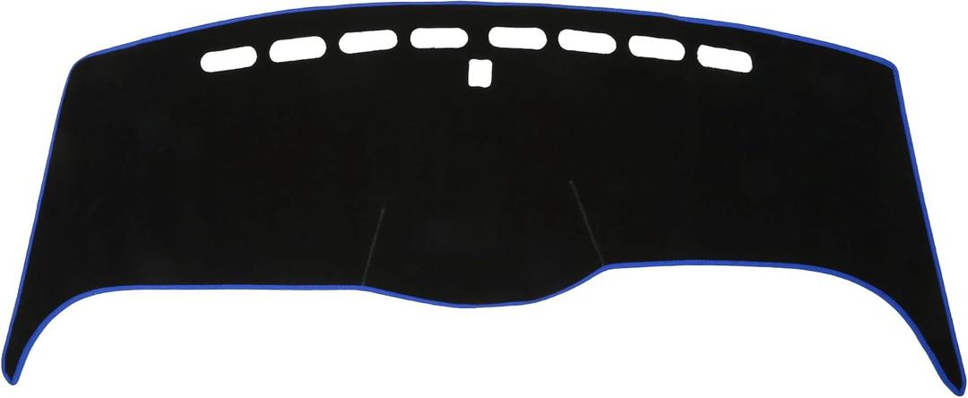Dash Cover for HONDA Odyssey 2003-2008 Non-Slip | Center Console Dashboard Cover Mat Black Blue, 1 Pcs