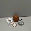 Electric Mason Jar Vacuum Sealer for Regular Mouth and Wide Mouth Canning Jars, Automatic Sealing Machine Kit for Food Storage and Fermentation - Brown