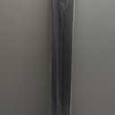 No Drill Blinds for Windows 1" Vinyl L-Shaped Slats Cordless Mini Blinds for Home, 22.5" W  48" H Black