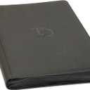 TopDeck 1600 Card Ringless Zip Binder Pro - 5X5 25-Pocket Pages Side Load Sleeve TCG Storage Portfolio, Compatible with Pokemon, Yu-Gi-Oh, One Piece, MTG, Sports, Trading Collectible Cards - Black