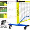 Portable Pickleball Net Set, 22FT Regularion Size Pickle Ball Net with Paddles Set, Outdoor Pickleballs and Carry Bag, Easy Setup for Indoor, Outdoor, Driveway