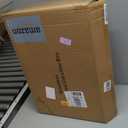 Stainless Steel Litter Box | XL Enclosed Cat Litter Boxes with Lid for Big Cats | High Sided, Anti-Urine Leakage | Non-Stick Bottom & Includes Litter Mat & Metal Scoop (Silver Gray)