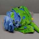 Unisex Adult Onesie Pajamas,Flannel Hooded Sleepwear Halloween Costumes Animal Cosplay Homewear (Large, Lizard)