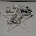 Onory Christmas Outdoor Star String Lights 23FT 860 LED Waterproof Waterfall Tree Lights with Star Topper, 8 Modes Christmas Decorations Outdoor Tree Lights for Patio, Yard, Party Holiday Dec (Warm White)