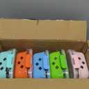 5 Pack Glass Meal Prep Containers 3 Compartment with Lids, Divided Glass Storage Containers with Silicone Sleeve for Lunch, Leak-Proof Portion Control Food Containers, Dishwasher Safe, 34 oz