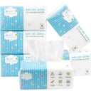 Orighty Baby Dry Wipes - Super Soft & Gentle Baby Washcloths, Use Wet or Dry, 100% Unscented Tissue for Babies Sensitive Skin, Ideal for Diaper Changes, Feeding, Nursing, Runny Nose & Drool, 600 Count