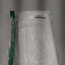 River Dream Snap in Fabric Shower Curtain Liner Replacement - 70W x 54H, White, with Magnets-Detachable Liner,(Fit 71(W) x 74(H) with Window Shower Curtain)
