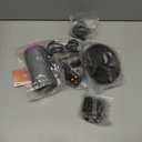 slopehill Professional Ionic Hair Dryer, Powerful 1800W Fast Drying Low Noise Blow Dryer with 2 Concentrator Nozzle 1 Diffuser Attachments for Home Salon Travel (Grey)