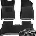 SMABEE Fit for 2024 2025 Buick Envista Floor Mats with Blanket Carpet All Weather TPE Floor Liners 1st 2nd Row Car Mats Waterproof Interior Accessories