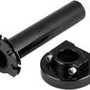 Acouto Throttle Grip Universal 7/8" Handlebar Throttle Grips Accelerator 22mm Throttle Accelerator Handle Grips for Motorcycle Scooter Dirt Bike ATV(Black)