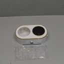 VKM Automatic Foaming Soap Dispenser Wall Mount Rechargeable Foam Soap Dispensers Touchless 5-Level Adjustment LED Time & Temperature Display Smart Pump Dispensers for Bathroom Kitchen (GEL-WHITE)