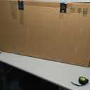 Sleek Black Rectangular Picture Frame – Modern Wall & Tabletop Display for Photos, Posters, and Artwork, 38x14in