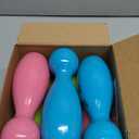 Bowling Set for Kids 2-5, Includes 10 Plastic Pins & 2 Balls, Indoor Activity Games, Birthday Gifts for Boys Girls 5-7,(Color Gift Box Packaging)