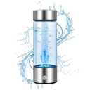 14 oz Portable Hydrogen Water Bottle Generator with PEM-SPE Technology