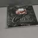 Lanpn Photo Album Scrapbook 12x12, OUR ADVENTURE Linen Cover Window Balloon Design Top Load 3 Ring Folder Binder Travel Photobook Photo Book 12 x 12 inch with 30 Plastic Sleeves 60 Pages Green