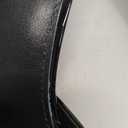 QIV Leopard Kitten Heels Pointed Toe Mule Heels for Women Open Toe Kitten Heel for Party Dressy Wedding (6.5, Black)