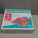 Unicorn Dance Mat, Dance Mixer Rhythm Step Play Mat, Pink Dance Pad with LED Lights, Adjustable Volume, Built-in Music, 5 Game Modes, Xmas B-Day Gifts for 3-12 Years Old Girls Toys (Multicolor)