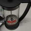 Bodum 12oz Brazil French Press Coffee Maker, High-Heat Borosilicate Glass, Black - Made in Portugal