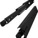 VADANIA #D53 44" Black Heavy Duty Locking Drawer Slide with Lock, 1-Pair
