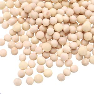 uxcell 200 Pcs Wooden Round Balls 1/4" (6mm) Unfinished Small Wood Balls, Natural Wood Spheres for Crafts, Arts and DIY Project