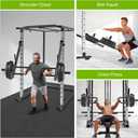 SELEWARE Adjustable Lever Arms Jammer Arms for 3'' x 3'' Power Racks with 5/8" or 1" Holes, Heavy Duty Versatile Lever Arm Attachment for Gym Rows, Pushes, Deadlifts, Belt Squats, Curls and More