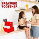 Bodaon 2 Cup Drink Carrier with Handle, 15 Pcs Cardboard Cup Holders, Disposable Drink Carriers for Delivery, Kraft Paper Coffee Cup Holder to Go, Take Out Cup Carriers for Hot/Cold Drinks