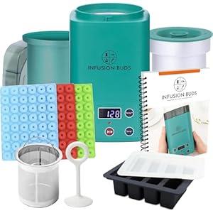 2 In 1 Decarboxylator & Infuser  Magic Butter Maker Machine & Oil Infuser Machine -Compact Design- Herbal Recipe Book & All Accessories Included